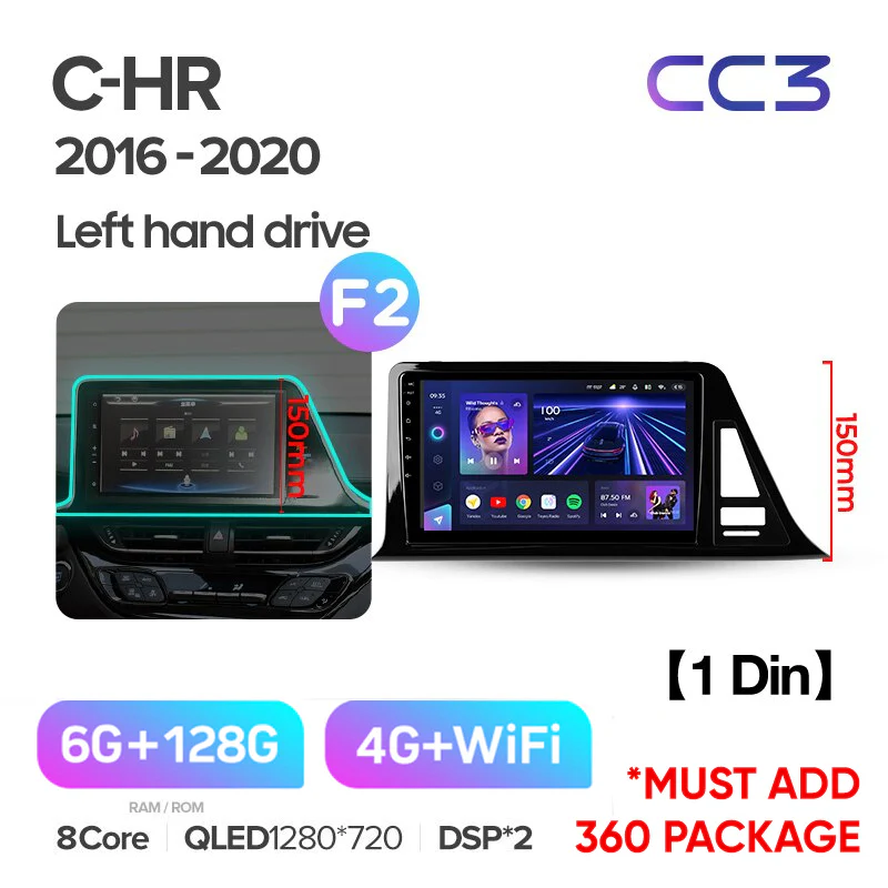 Toyota C-HR CHR (2016-2020) Left Hand Drive - Image 10