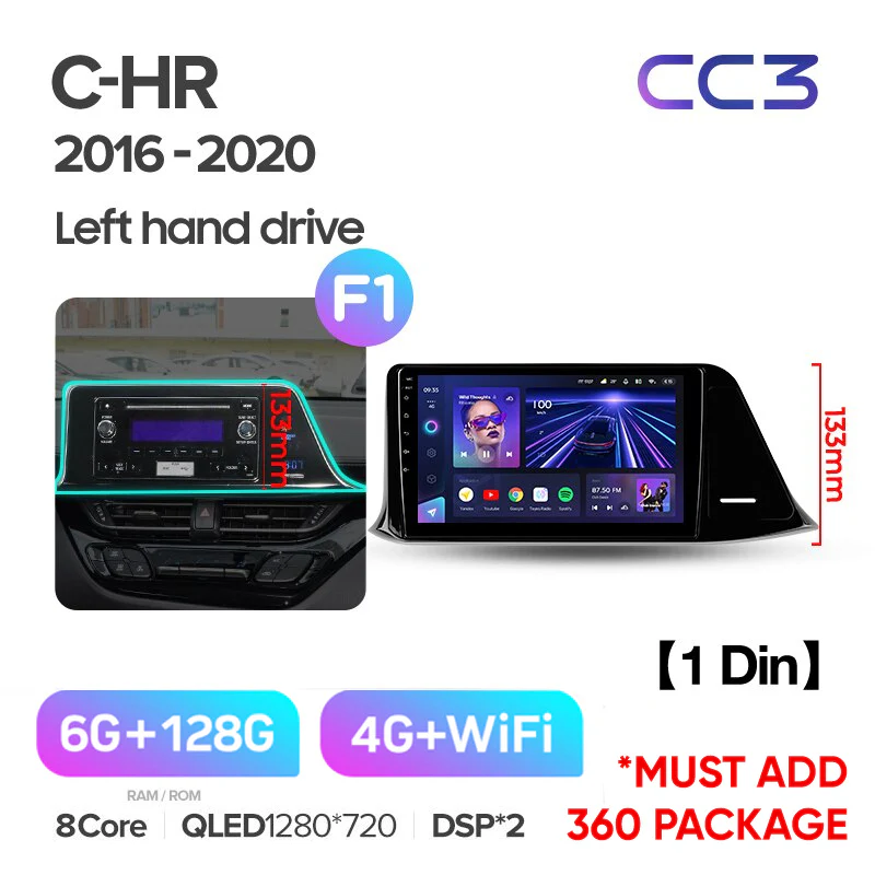 Toyota C-HR CHR (2016-2020) Left Hand Drive - Image 5