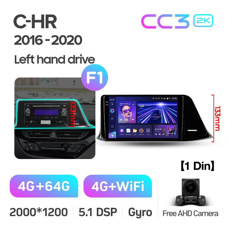 Toyota C-HR CHR (2016-2020) Left Hand Drive - Image 7
