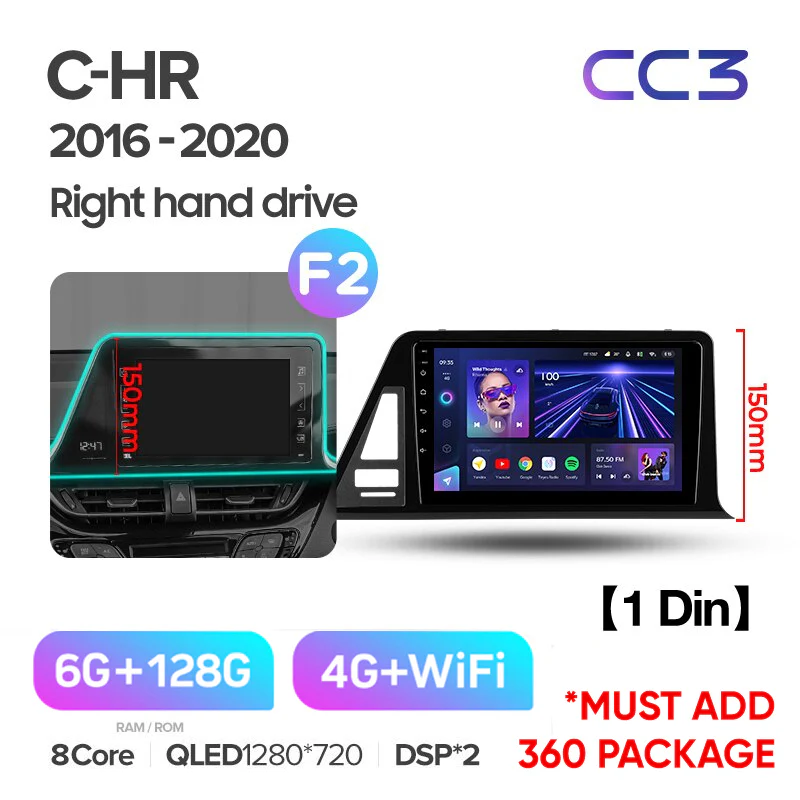 Toyota C-HR CHR (2016-2020) Right hand driver - Image 10