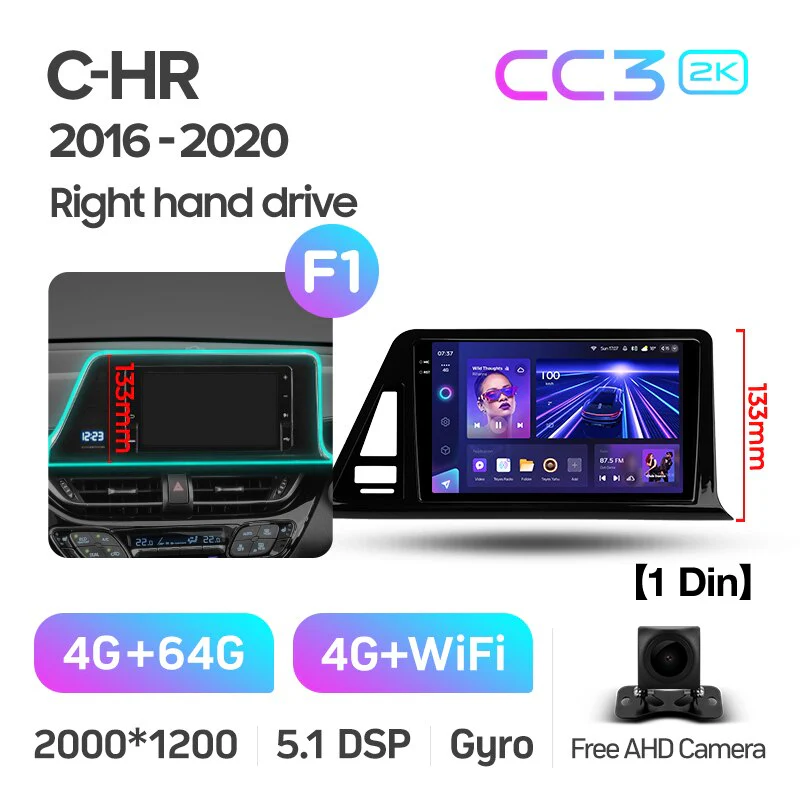 Toyota C-HR CHR (2016-2020) Right hand driver - Image 7
