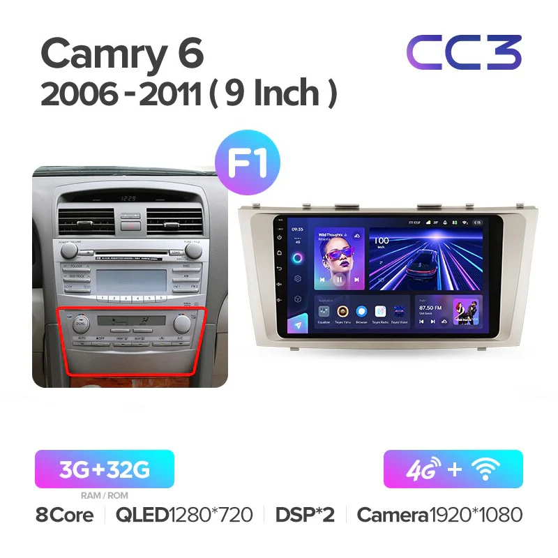 Toyota Camry / Solara 6 XV 40 50 / Aurion GSV40 (2006-2011) - Image 4