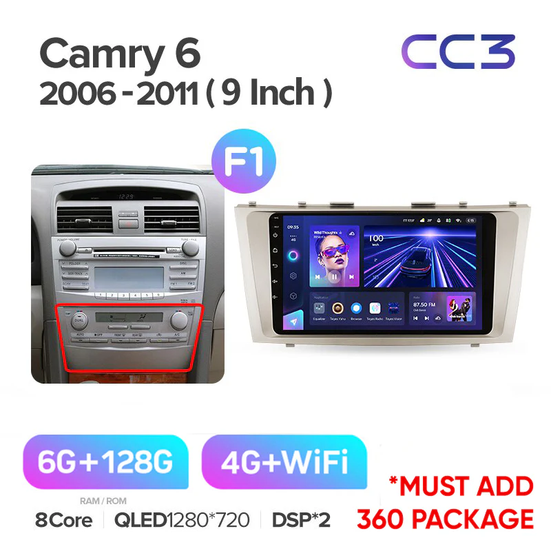 Toyota Camry / Solara 6 XV 40 50 / Aurion GSV40 (2006-2011) - Image 5