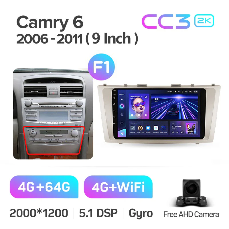 Toyota Camry / Solara 6 XV 40 50 / Aurion GSV40 (2006-2011) - Image 7