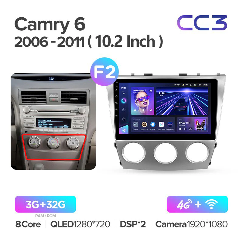 Toyota Camry / Solara 6 XV 40 50 / Aurion GSV40 (2006-2011) - Image 9