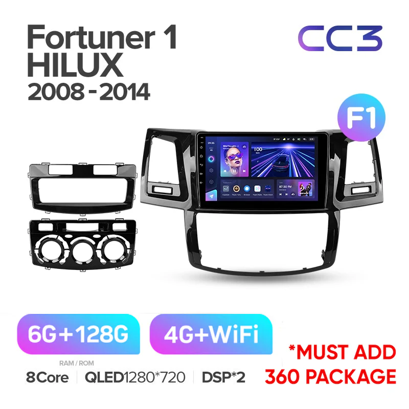 Toyota Fortuner 1 AN50 AN60 / HILUX Revo Vigo (2008-2014) - Image 5