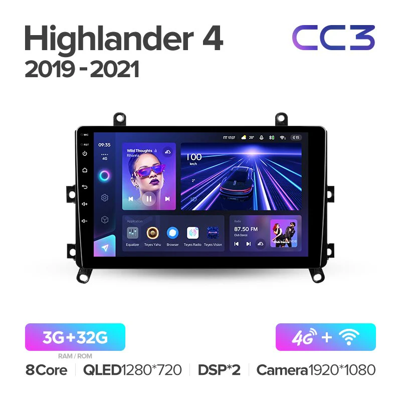 Toyota Highlander 4 XU70 (2019-2021) - Image 4