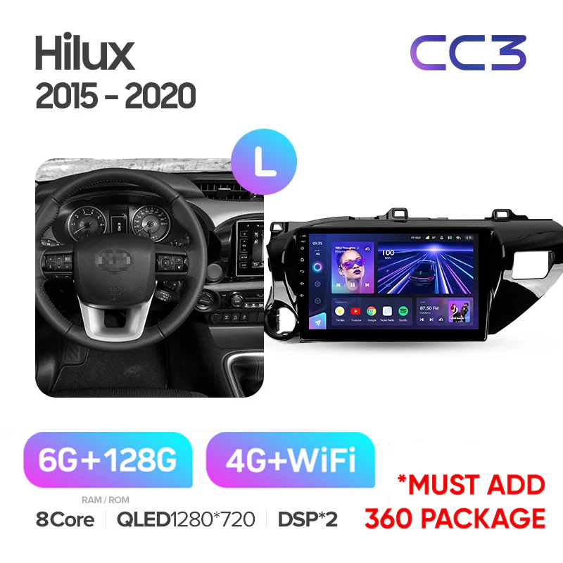 Toyota Hilux AN120 (2015-2022) Left Hand Drive - Image 4