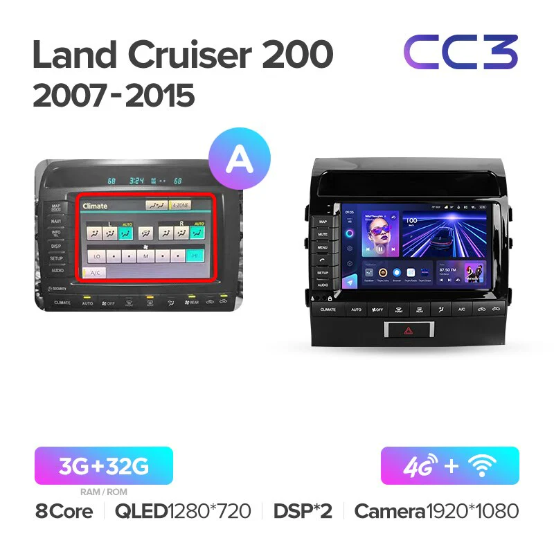 Toyota Land Cruiser 11 200 (2007-2015) [F2] 9 Inch - Image 4