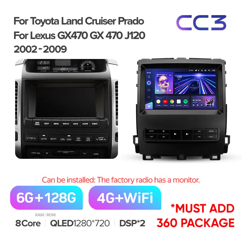 Toyota Landcruiser Land Cruiser Prado 120 J120 / Lexus GX470 GX 470 (2002-2009) [B] - Image 5