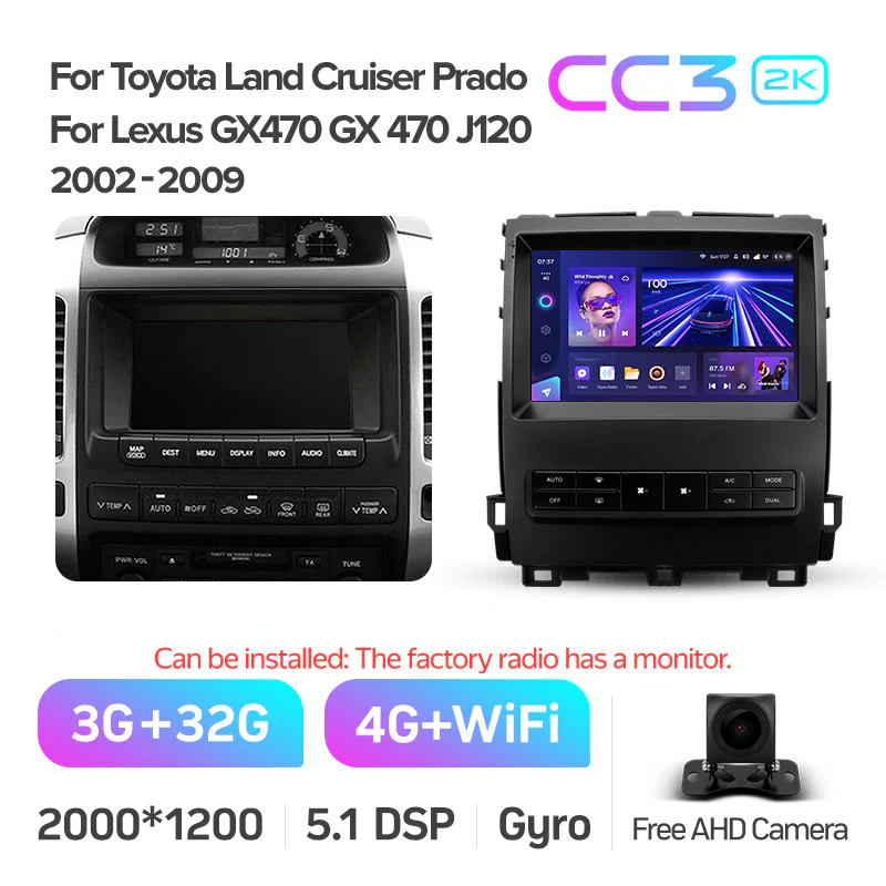 Toyota Landcruiser Land Cruiser Prado 120 J120 / Lexus GX470 GX 470 (2002-2009) [B] - Image 6