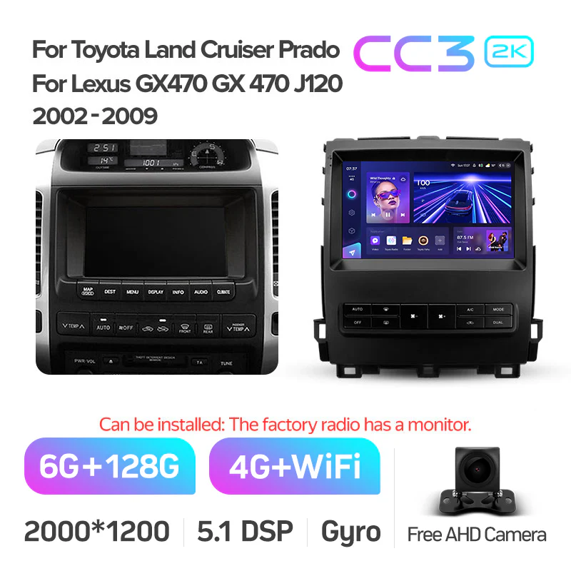 Toyota Landcruiser Land Cruiser Prado 120 J120 / Lexus GX470 GX 470 (2002-2009) [B] - Image 8