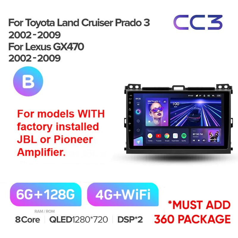 Toyota Landcruiser Land Cruiser Prado 120 3 III (2002-2009) / Lexus GX470 GX 470 J120 (2002-2009) [A] - Image 10