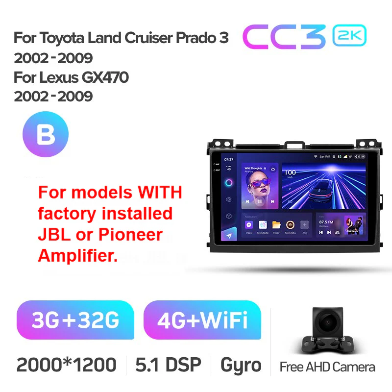 Toyota Landcruiser Land Cruiser Prado 120 3 III (2002-2009) / Lexus GX470 GX 470 J120 (2002-2009) [A] - Image 11
