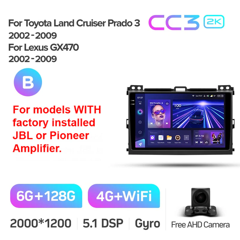 Toyota Landcruiser Land Cruiser Prado 120 3 III (2002-2009) / Lexus GX470 GX 470 J120 (2002-2009) [A] - Image 13