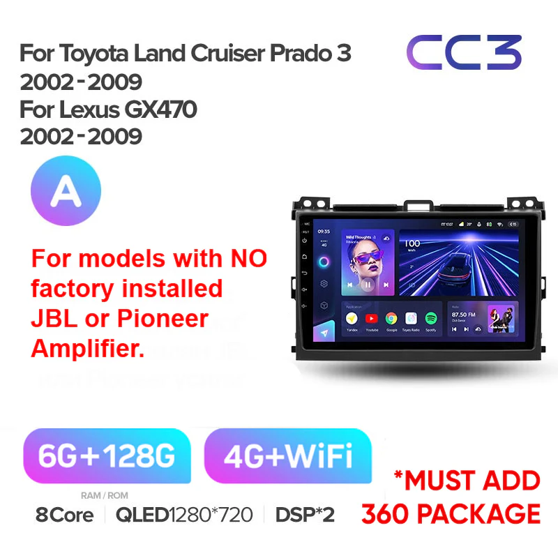 Toyota Landcruiser Land Cruiser Prado 120 3 III (2002-2009) / Lexus GX470 GX 470 J120 (2002-2009) [A] - Image 5