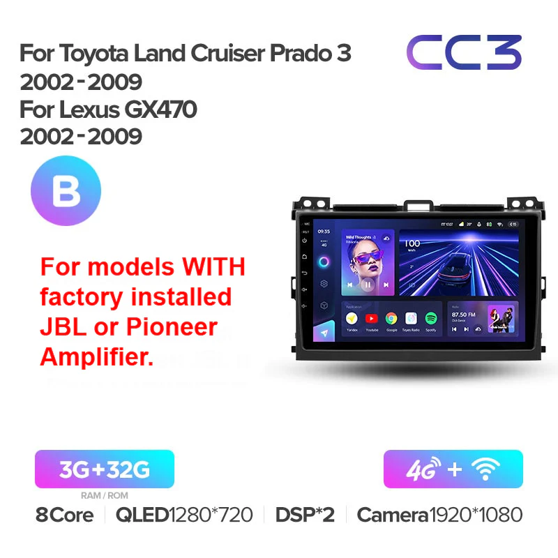 Toyota Landcruiser Land Cruiser Prado 120 3 III (2002-2009) / Lexus GX470 GX 470 J120 (2002-2009) [A] - Image 9
