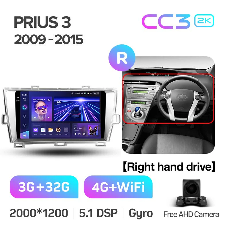 Toyota Prius 3 XW30 (2009-2015) Right hand driver - Image 6