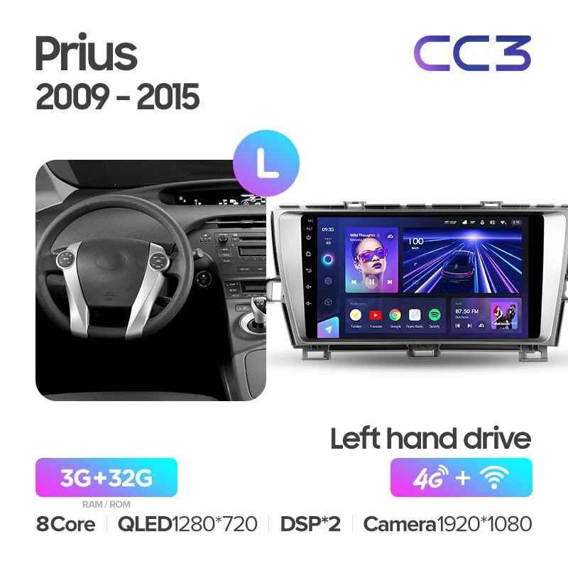 Toyota Prius XW30 (2009-2015) Left Hand Drive - Image 4