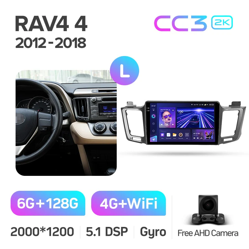 Toyota RAV4 RAV 4 XA40 5 XA50 (2012-2018) 10.2" Screen - Left Hand Drive - Image 8