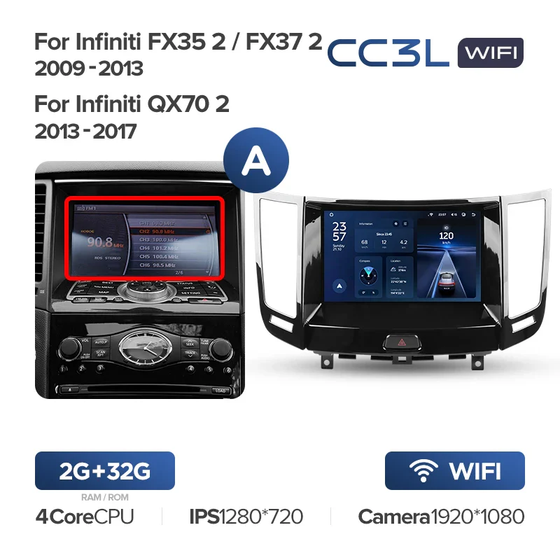 Infiniti FX35 2 FX37 2 (2009 - 2013) QX70 2 (2013 - 2017) - Image 11