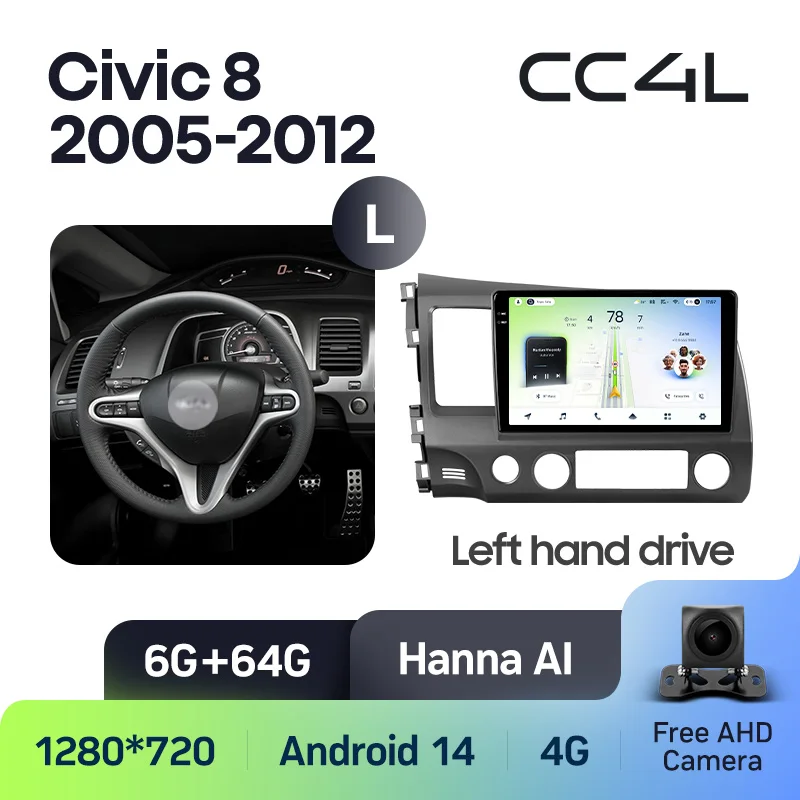 Honda Civic 8 FK FN FD (2005-2012) Left Hand Drive - Image 7