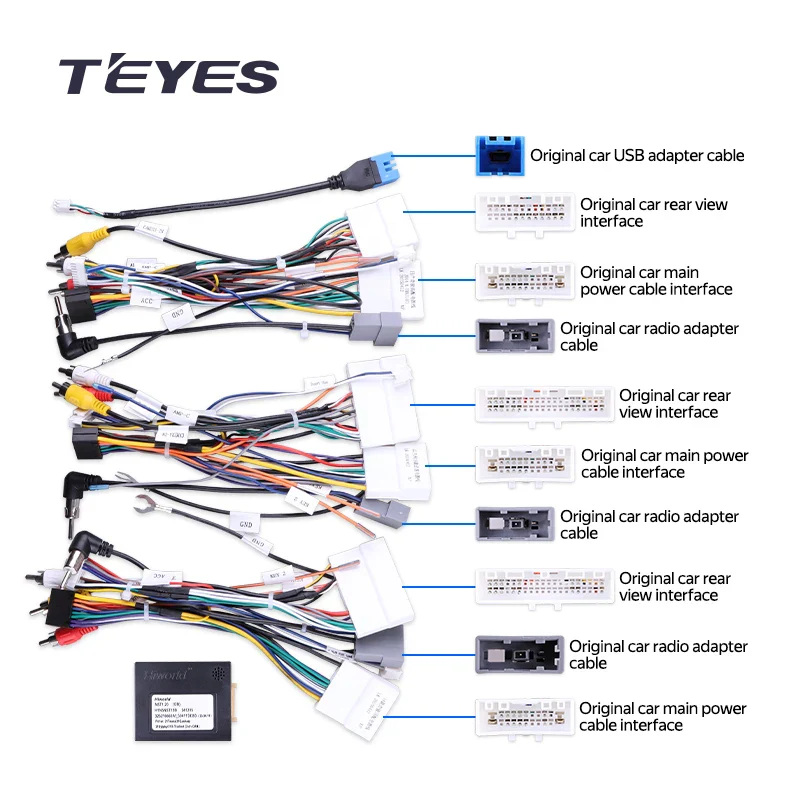 Nissan Leaf ZE1 2017 - 2024 x-trail T32 360 Harness & canbus - Image 2