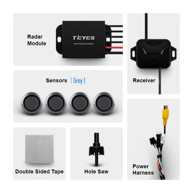 TEYES Front & Rear Parking Sensors / Radars For CC4 PRO / CC3 2K / LUXONE / CC2 Plus - Image 7