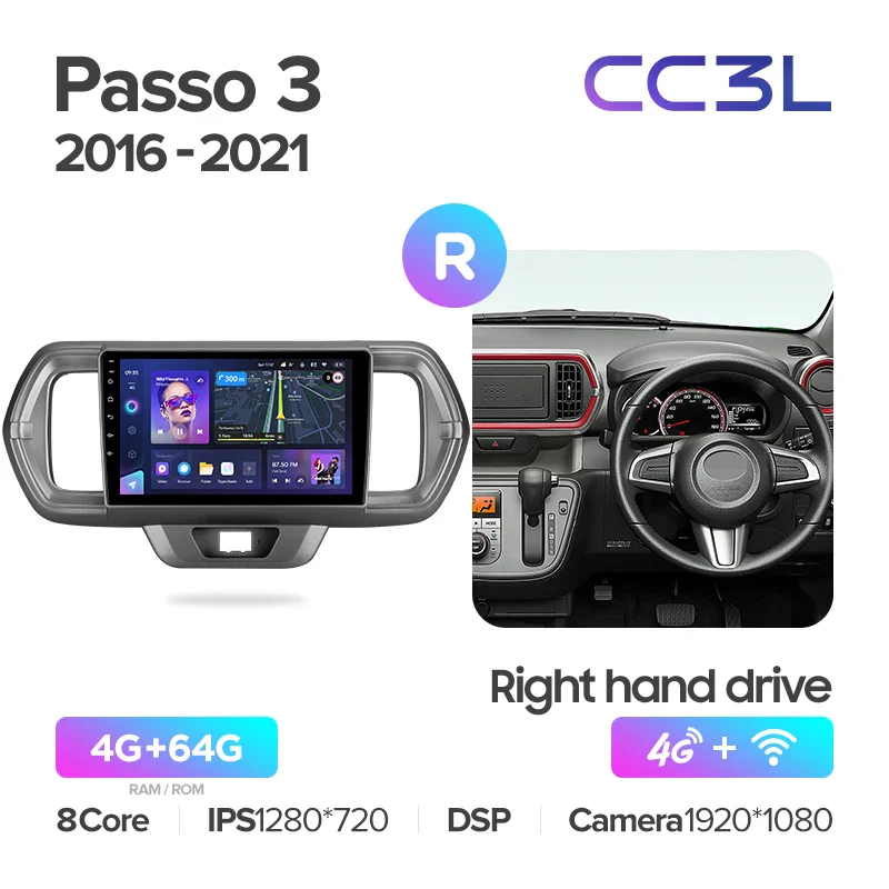 Toyota Passo III 3 (2016-2021) Right hand drive - Image 8
