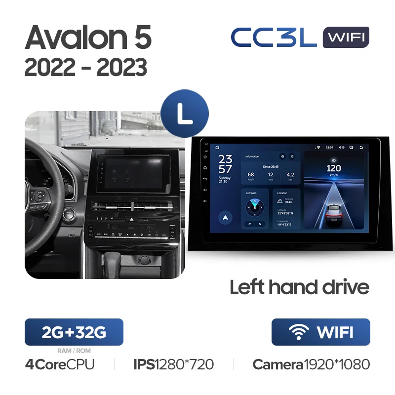 Toyota Avalon 5 XX50 (2022-2023) Left Hand Drive - Image 4