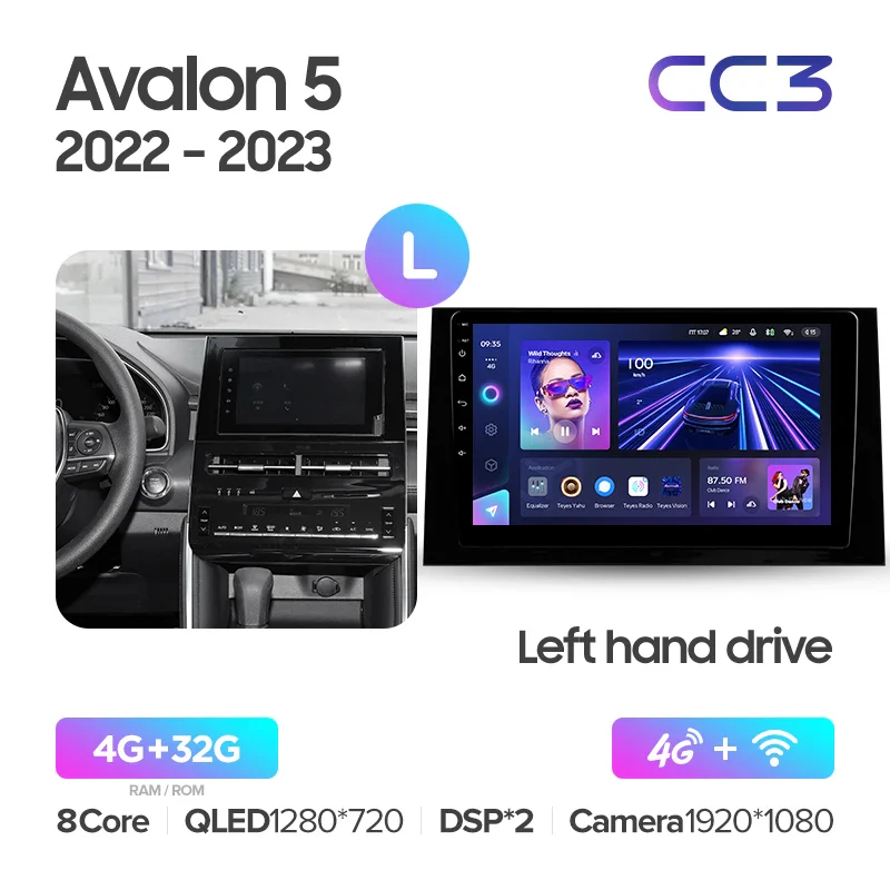 Toyota Avalon 5 XX50 (2022-2023) Left Hand Drive - Image 4
