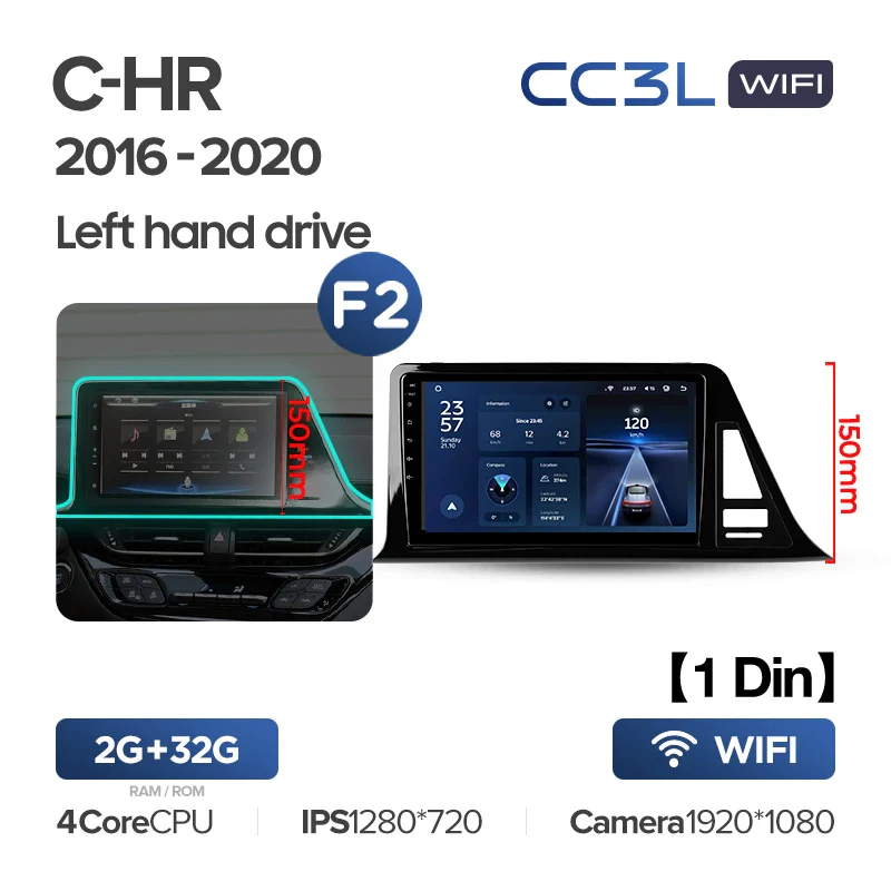 Toyota C-HR CHR (2016-2020) Left Hand Drive - Image 7