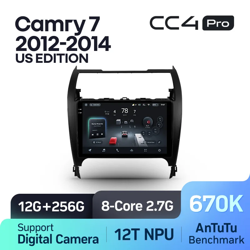 Toyota Camry 7 XV 50 55 (2012-2014) US EDITION - Image 10