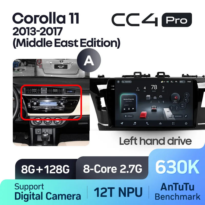 Toyota Corolla 11 Middle East Edition LHD RHD (2013-2017) - Image 10