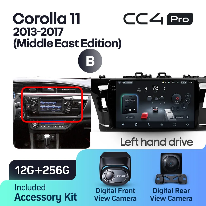 Toyota Corolla 11 Middle East Edition LHD RHD (2013-2017) - Image 12