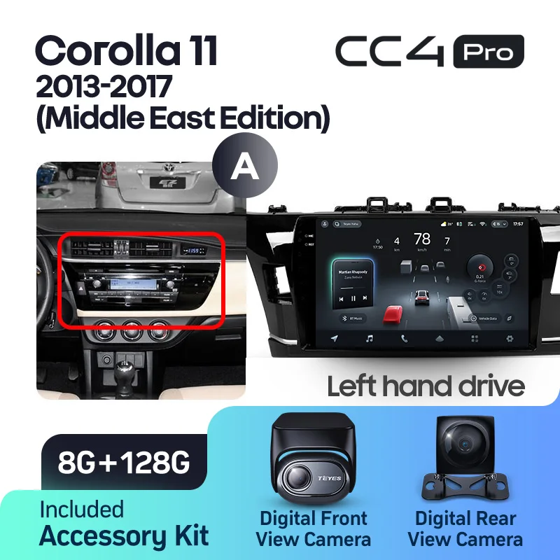 Toyota Corolla 11 Middle East Edition LHD RHD (2013-2017) - Image 19
