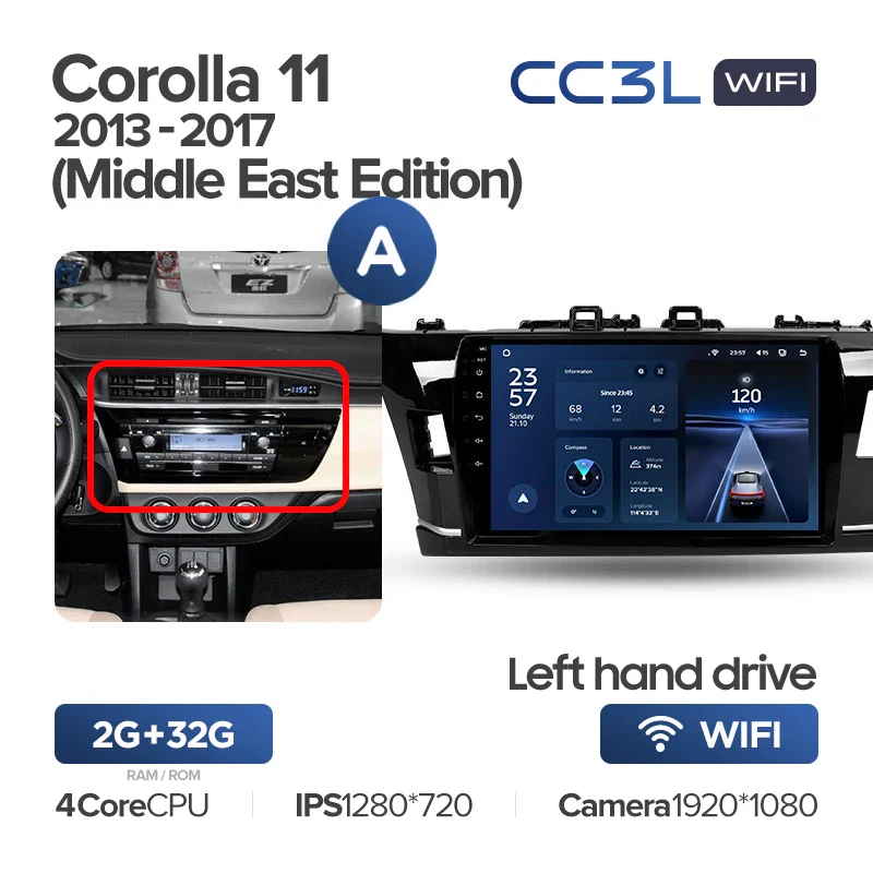 Toyota Corolla 11 Middle East Edition LHD RHD (2013-2017) - Image 7