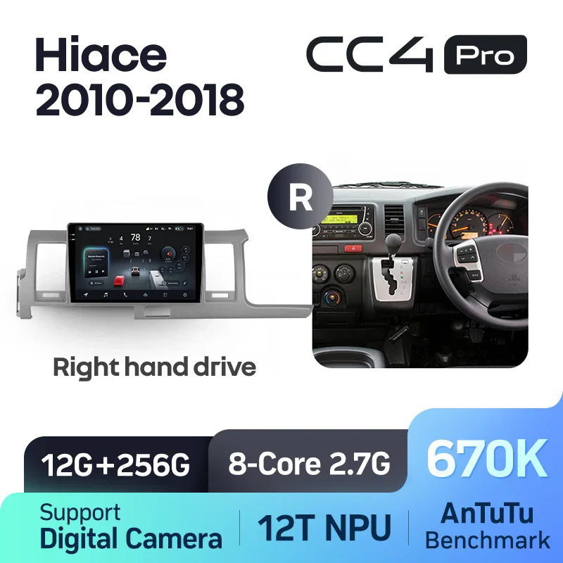 Toyota Hiace H200 (2010-2018) Right hand drive - Image 9