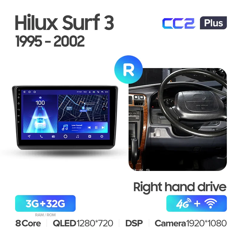 Toyota Hilux Surf 3 N180 (1995-2002) Right hand drive - Image 7