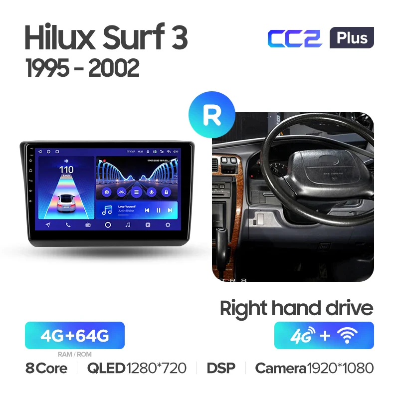 Toyota Hilux Surf 3 N180 (1995-2002) Right hand drive - Image 8