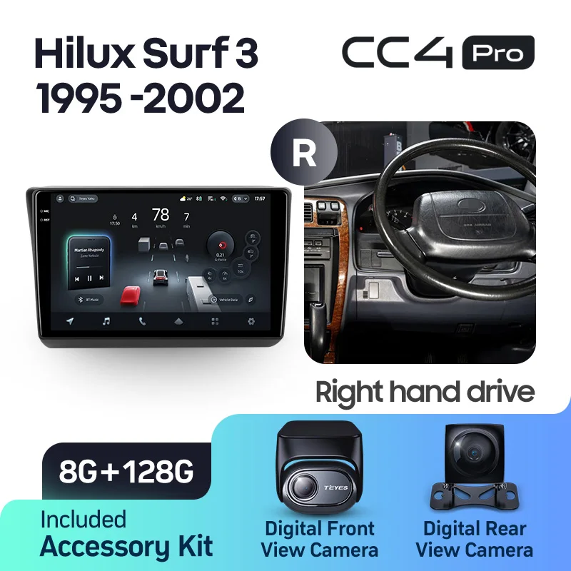 Toyota Hilux Surf 3 N180 (1995-2002) Right hand drive - Image 9