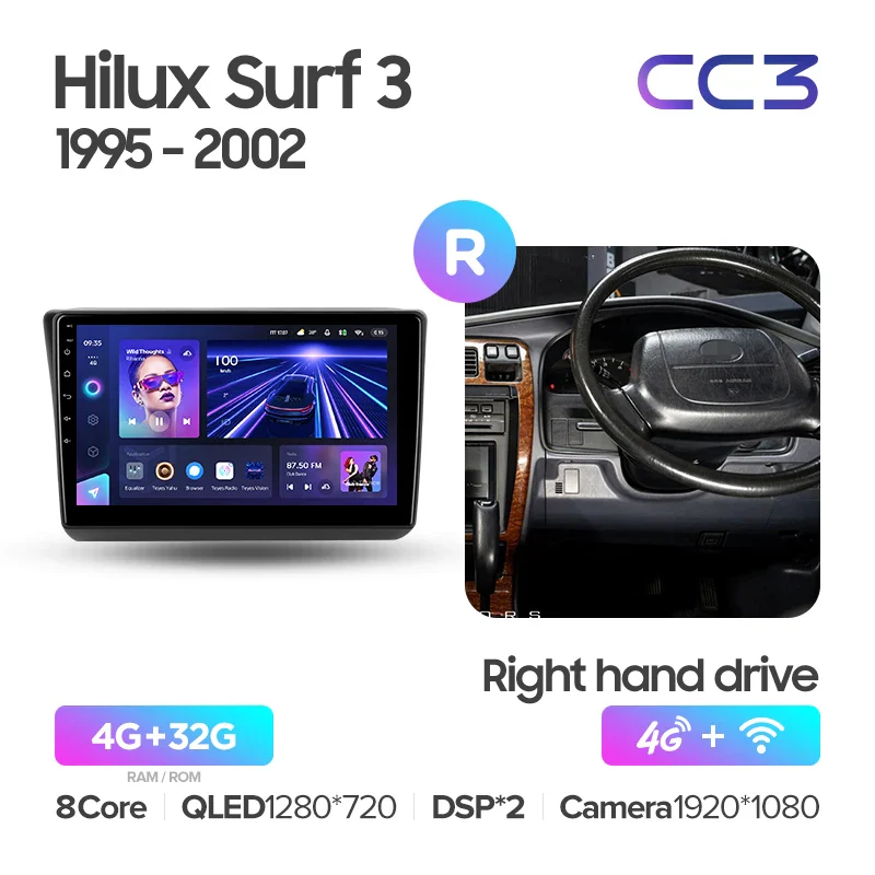 Toyota Hilux Surf 3 N180 (1995-2002) Right Hand Drive - Image 4