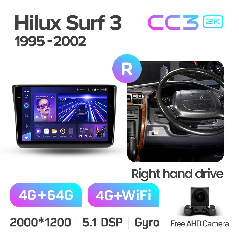 Toyota Hilux Surf 3 N180 (1995-2002) Right Hand Drive - Image 6