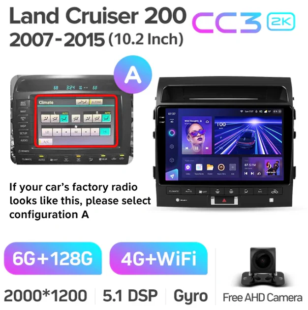 Toyota Land Cruiser 11 200 (2007-2015) [F3] 10 Inch - Image 10