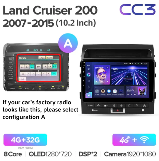 Toyota Land Cruiser 11 200 (2007-2015) [F3] 10 Inch - Image 7