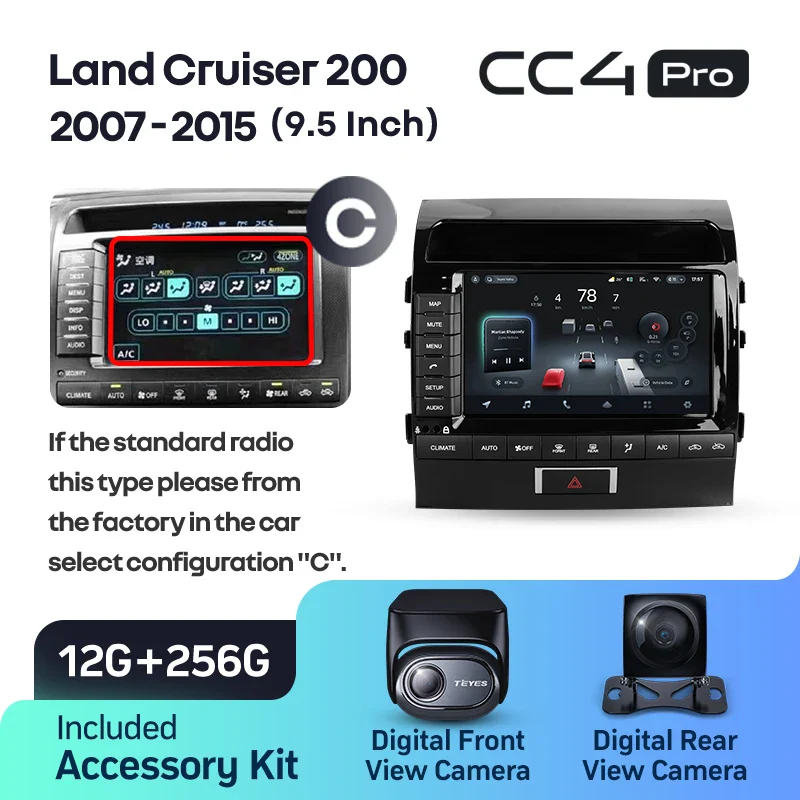 Toyota Land Cruiser 11 200 (2007-2015) [F2] 9 Inch - Image 10