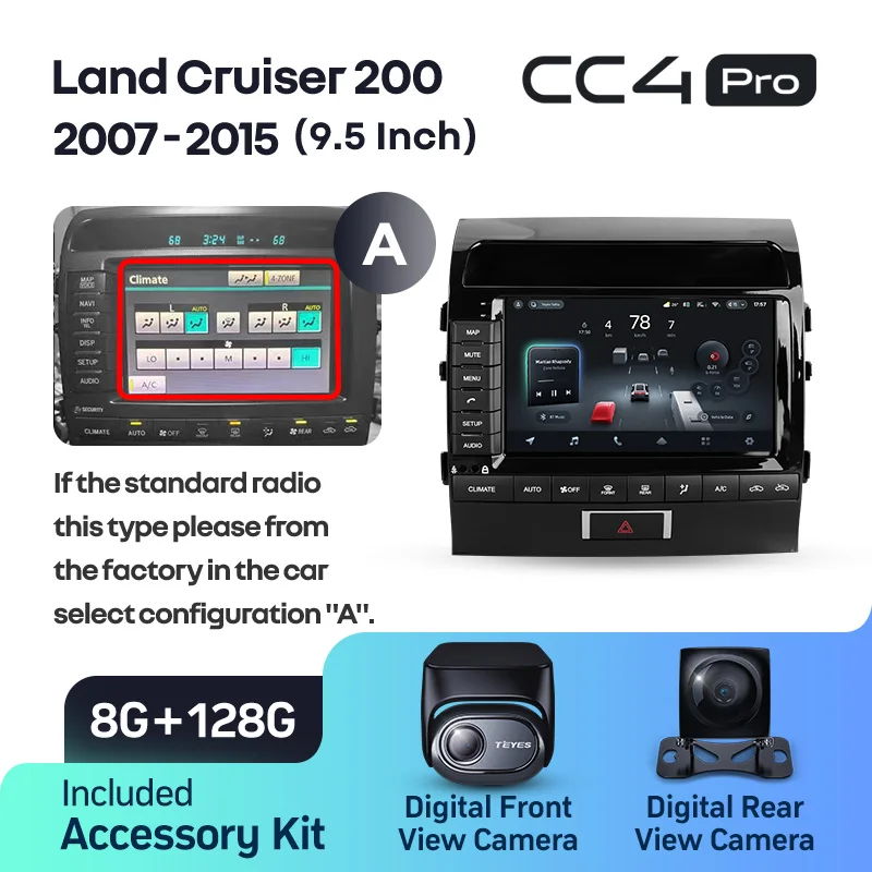Toyota Land Cruiser 11 200 (2007-2015) [F2] 9 Inch - Image 11