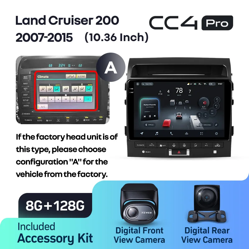 Toyota Land Cruiser 11 200 (2007-2015) [F3] 10 Inch - Image 11
