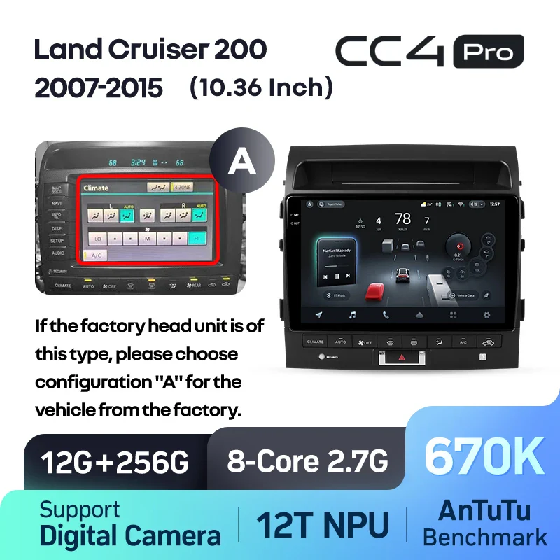 Toyota Land Cruiser 11 200 (2007-2015) [F3] 10 Inch - Image 15