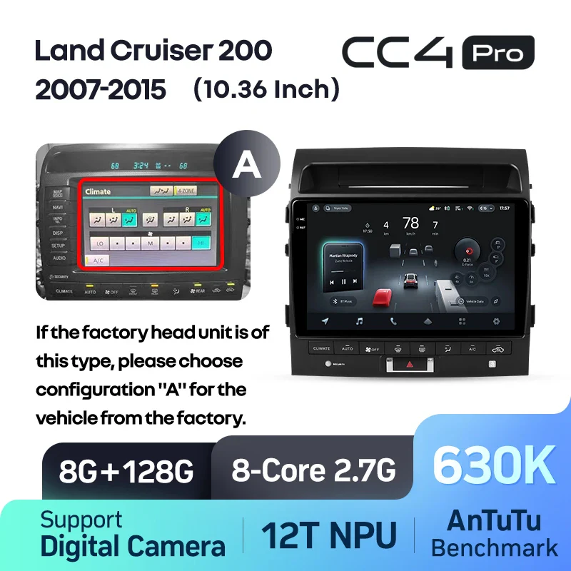 Toyota Land Cruiser 11 200 (2007-2015) [F3] 10 Inch - Image 16